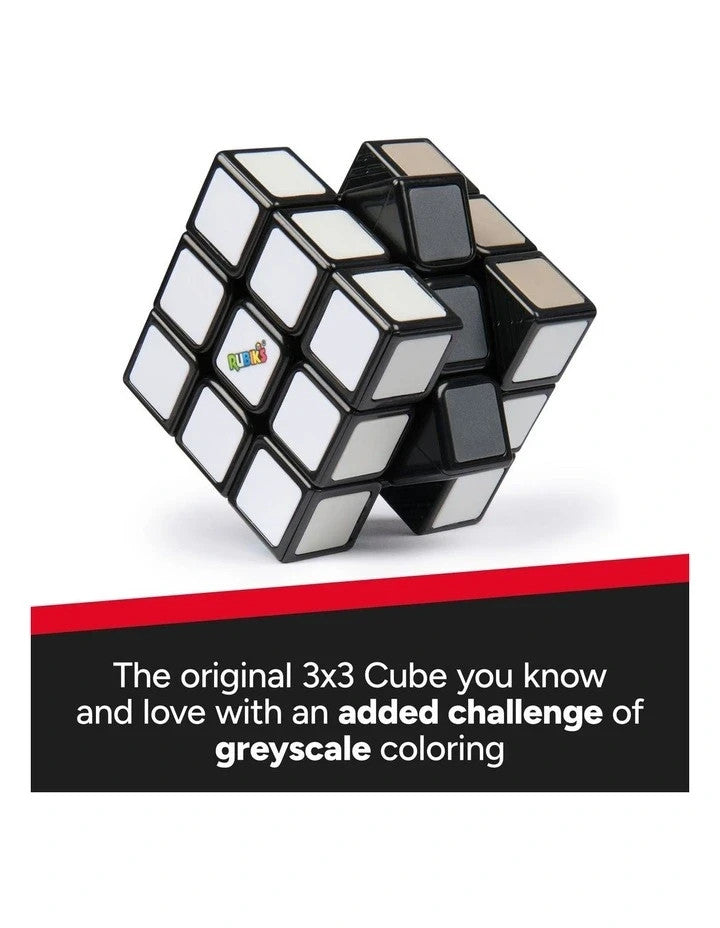 Rubik's Cube Wednesday Greyscale Cube include "Thing" display stand