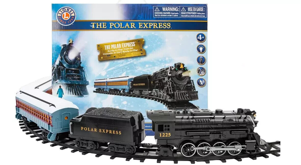 Lionel The Polar Express Battery Operated Music Christmas Train Set w/ Free App