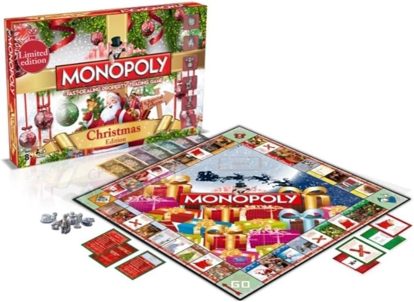 Christmas Monopoly Official Limited Special Edition Festive Family Board Game