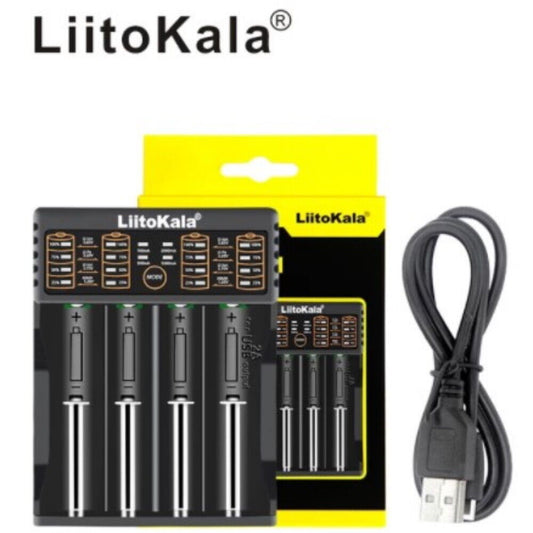 LiitoKala Lii-402 Smart Battery Charger AA/AAA for 17500 16340 14500 18350 26650