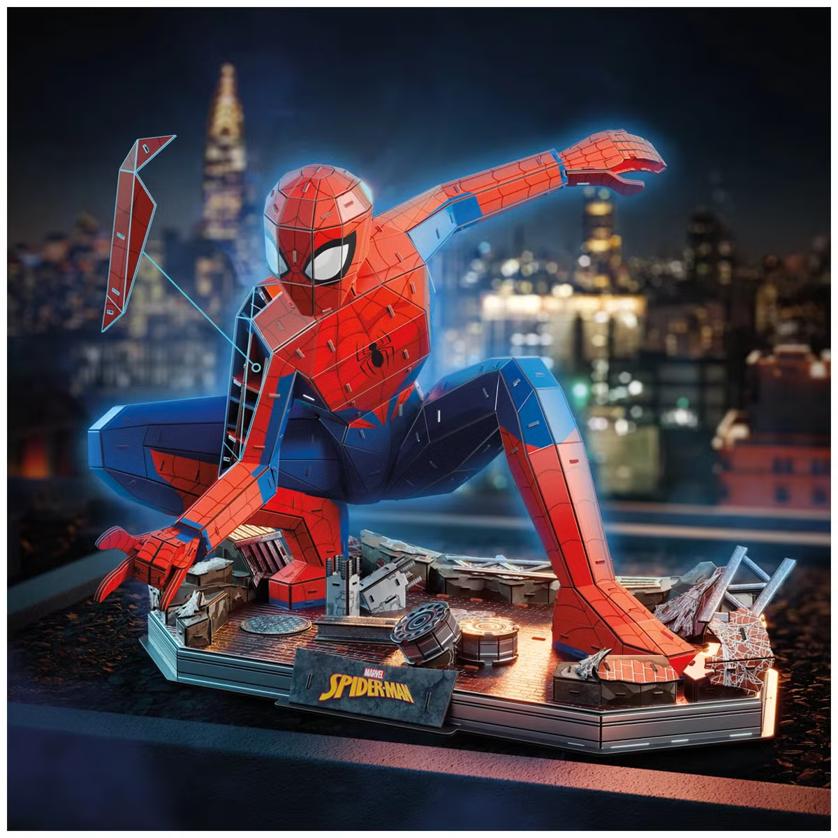 4D Build Spider-Man 3D Puzzle Model Kit Marvel Full Body 313pc 6077957