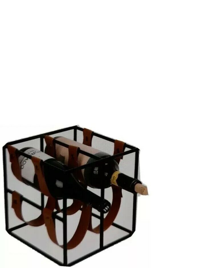 Kit Out Classic Black 23cm Wine Rack Assemble in 30 mins Brand New