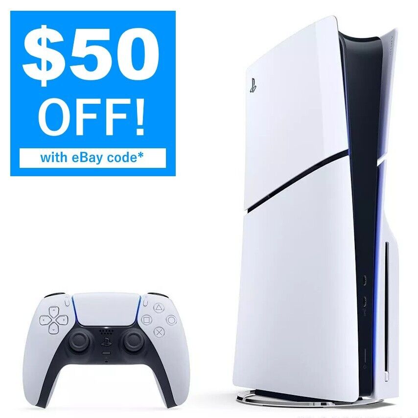 SONY PS5 PlayStation 5 Slim Console Disc Edition - White