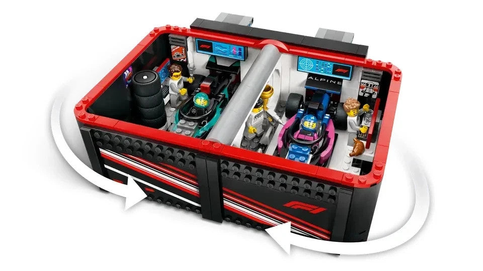 LEGO 60444  City F1 Garage & Mercedes-AMG & Alpine Cars - Brand New Sealed
