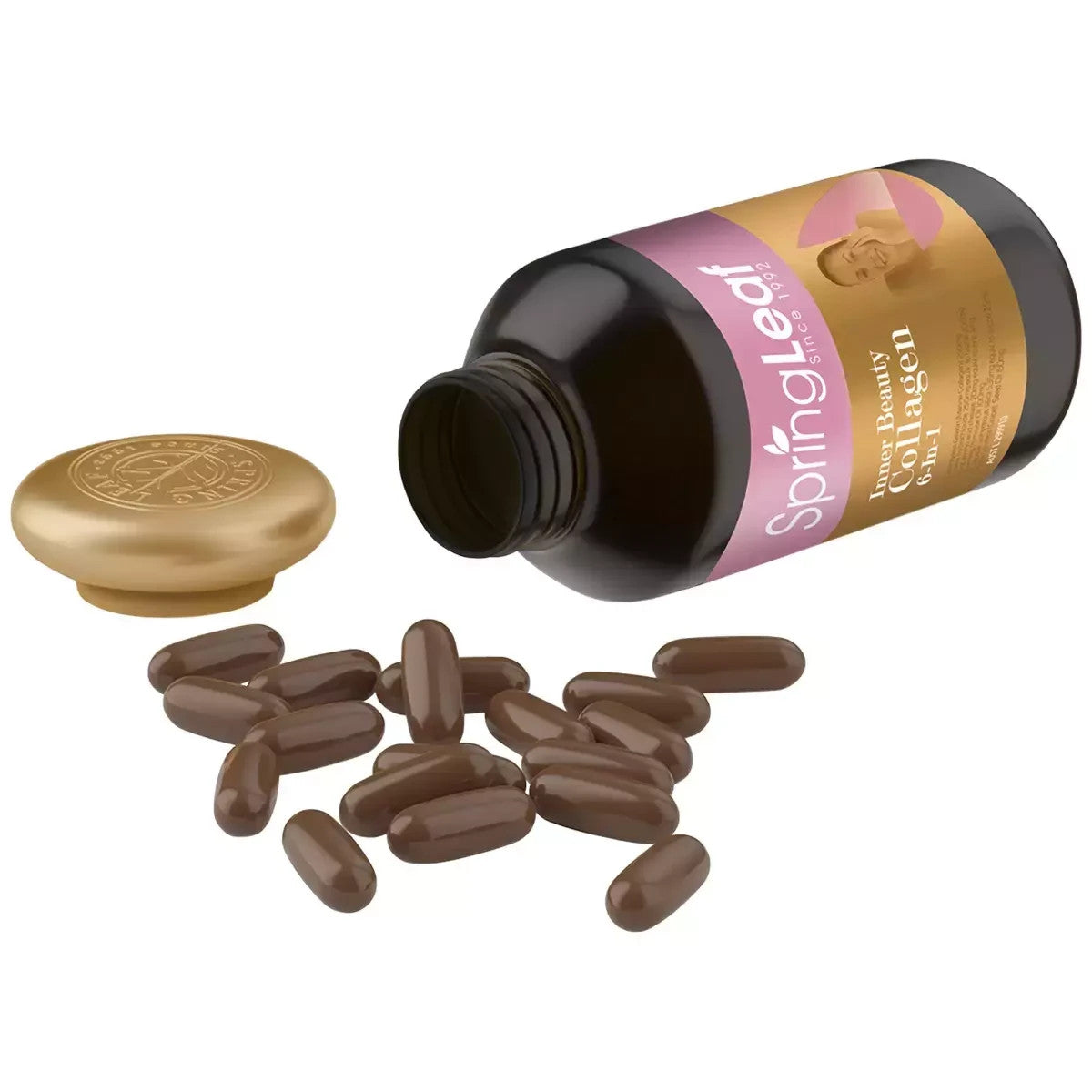 Spring Leaf Inner Beauty Collagen 6 in 1 180 Capsules Skin Beauty