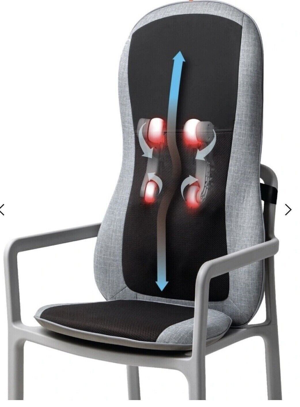 Sharper Smart Massage Chair Pad Massager Body Scanner Back Neck Head Massager