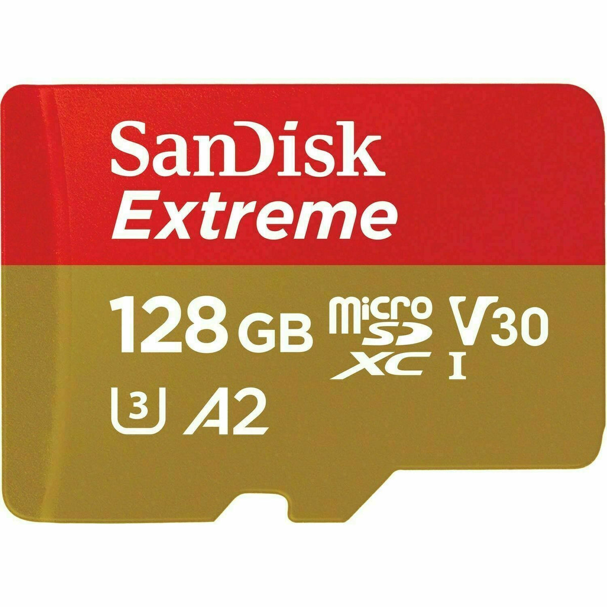 128GB Micro SD Card Extreme SanDisk SDXC V30 A2 Drone Memory [Refurbished]