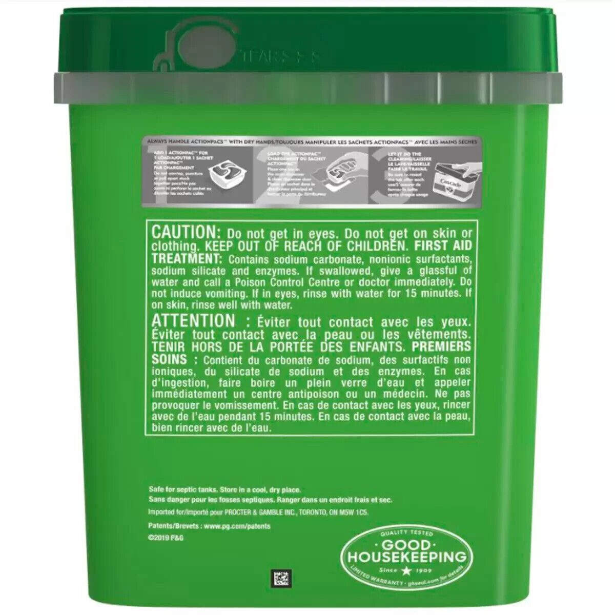 Cascade Complete Dishwashing 90 Tablet w/ DAWN Grease Fighting Power Dishwasher