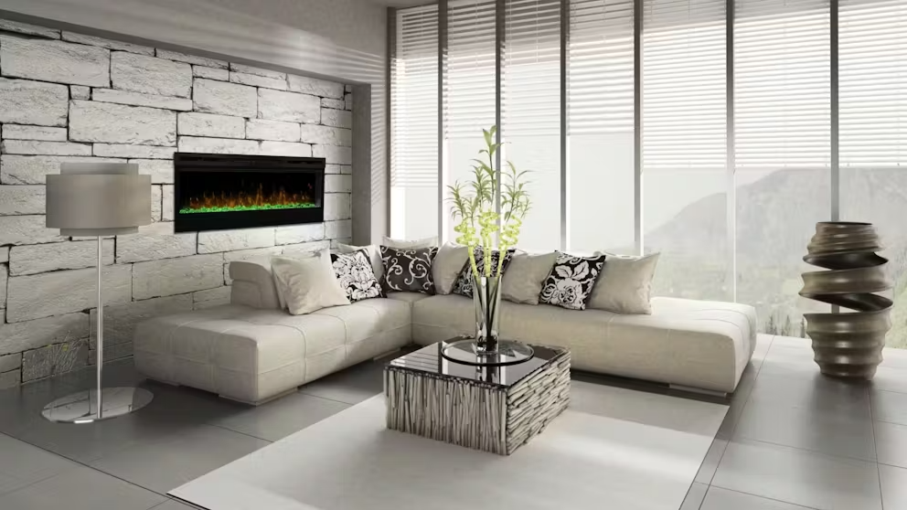 Dimplex 1600W Versa 72" Flame Effect Electric Fireplace Heater DVF1800