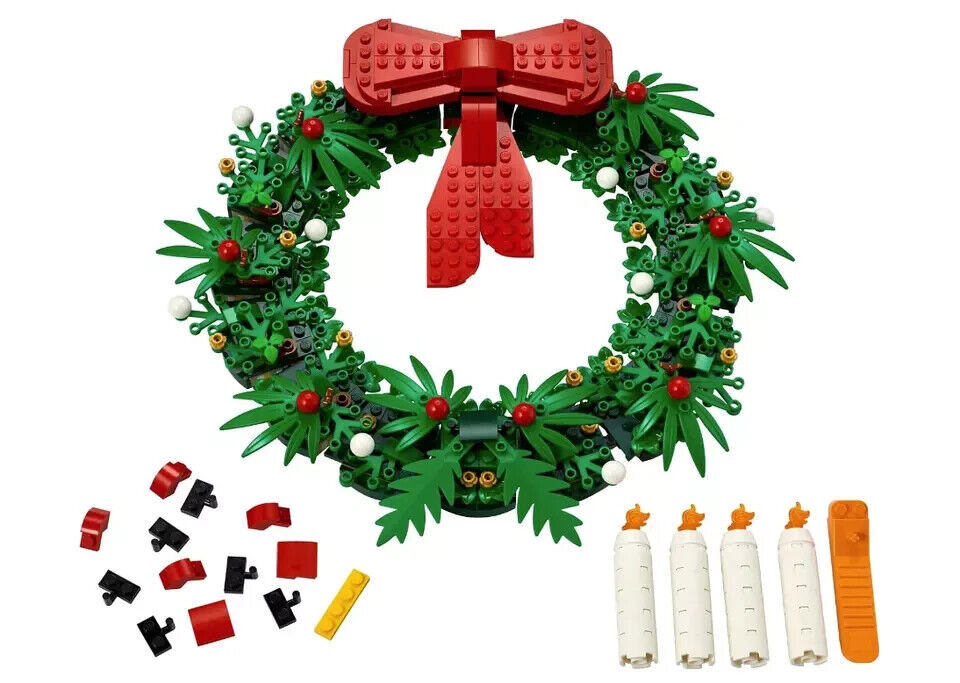 LEGO 40426 Iconic Christmas 2-in-1 Wreath with Big Red Bow New Free shipping