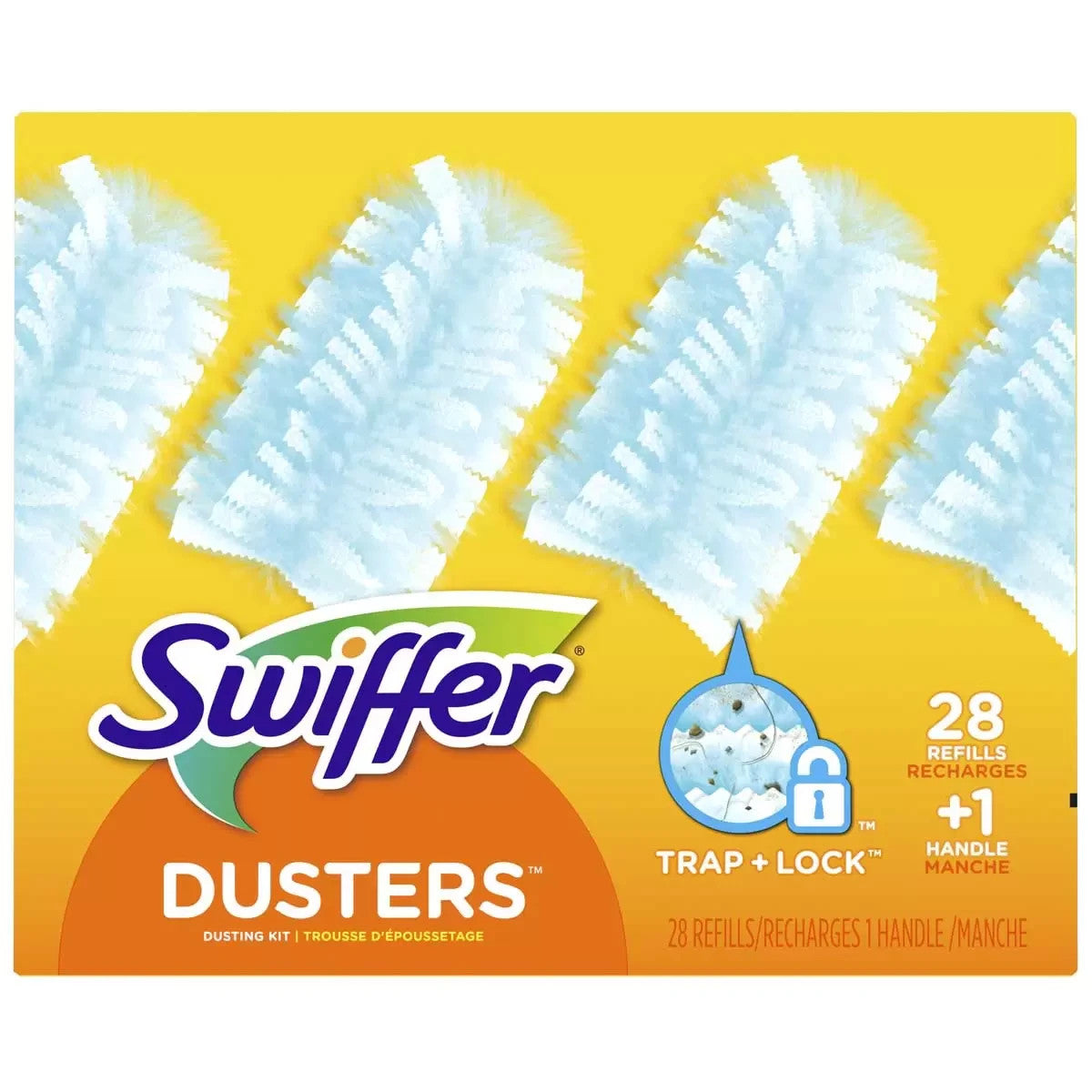 Swiffer Duster 180 Starter Kit 1 Handle And 28 Refills High Quality New
