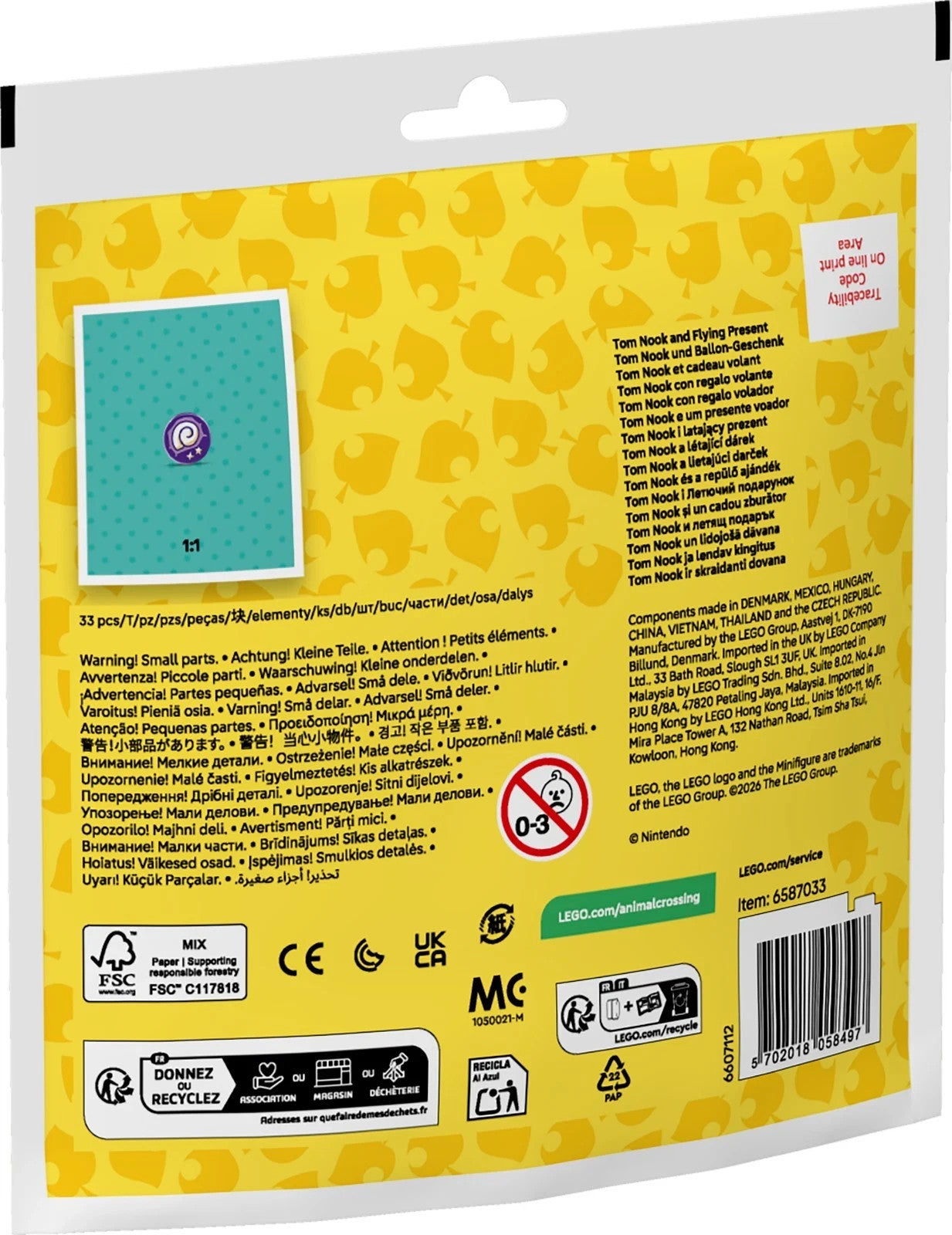 LEGO 30731 Animal Crossing Tom Nook and Flying Present Brand New Paperbag