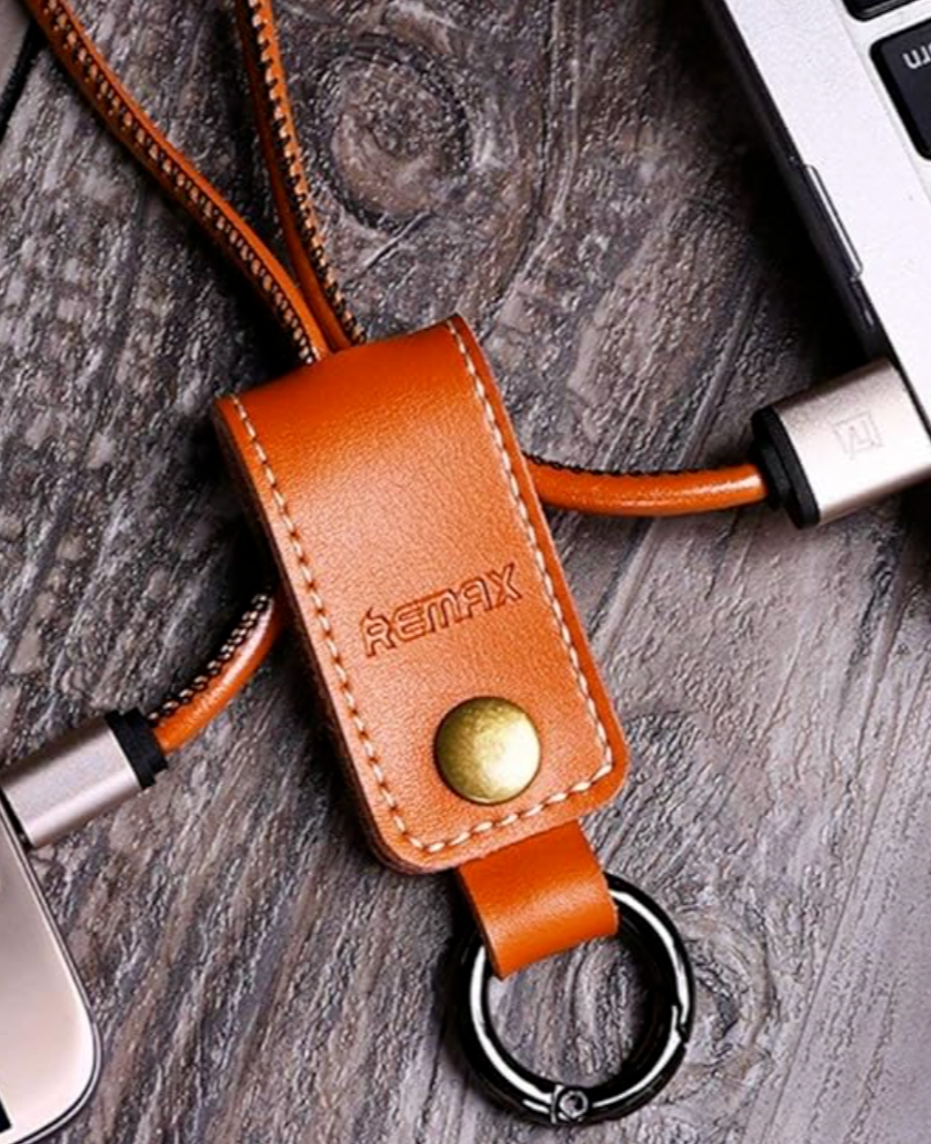 Remax RC-034m USB to 2 Sided Micro USB Port for Samsung/HTC/Huawei w Keychain