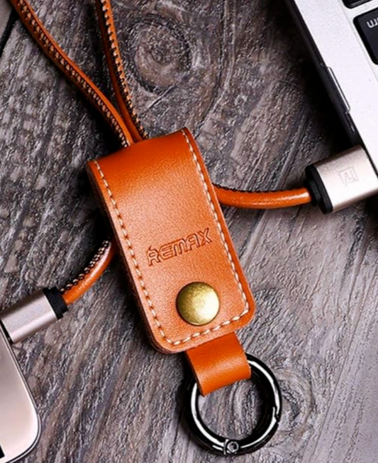 Remax RC-034m USB to 2 Sided Micro USB Port for Samsung/HTC/Huawei w Keychain