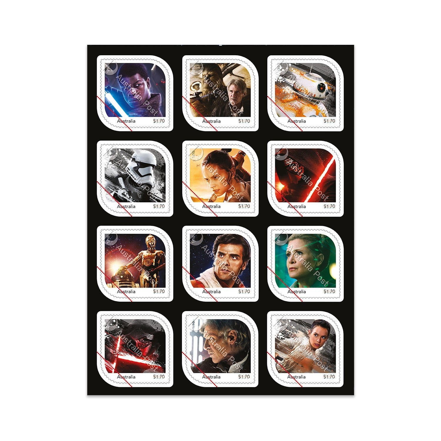Star Wars – The Force Awakens Stamp Pack | Australia Post NEW