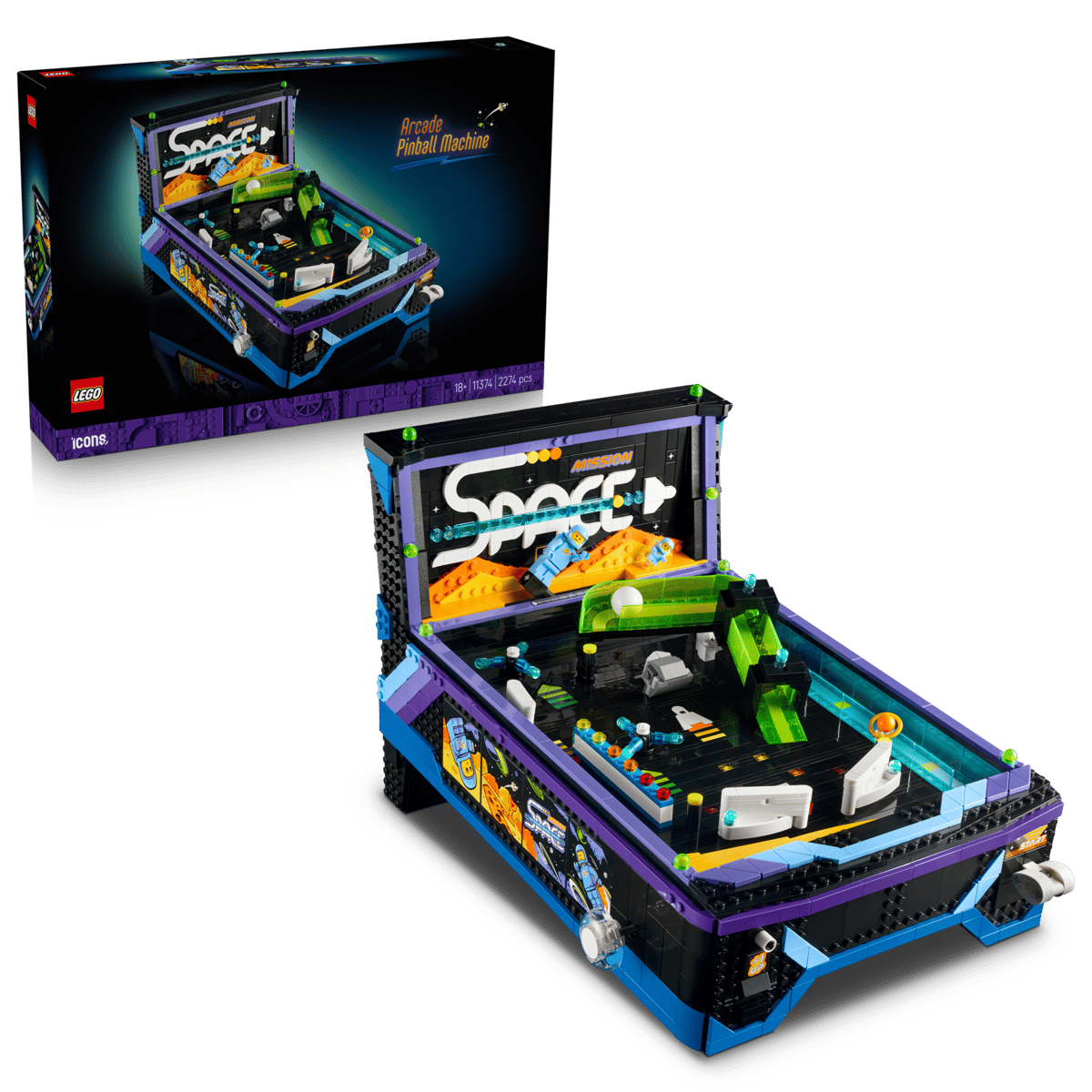 LEGO 11374 Icons Arcade Pinball Machine New Sealed