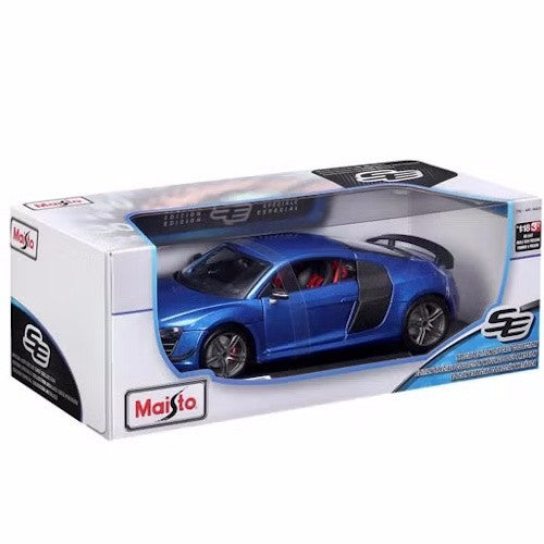 Maisto 1:18 Die Cast Cars Spiral Power Popper - Blue