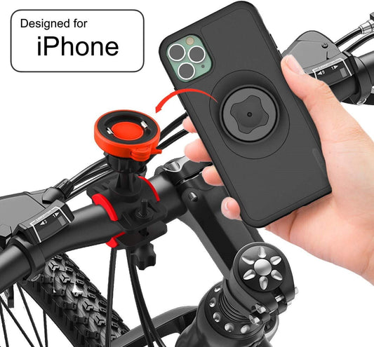 Twist Lock Motorcycle Bike Scooter Handlebar Mount Holder for iPhone 12 11 XR