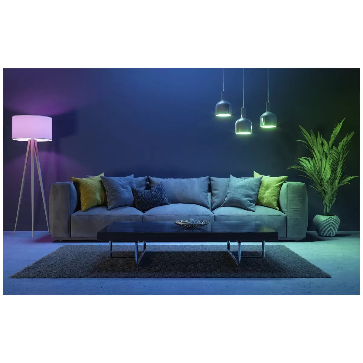 FELT LED illuminated RGB Smart Light Bulbs 800ml B22/E27 WIFI Alexa Google Home