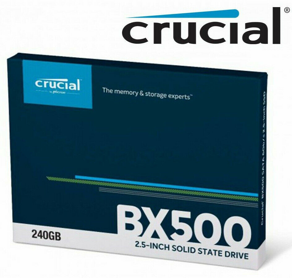 Crucial SSD 1TB 120GB 240GB 480GB 2TB BX500 Solid State Drive 2.5" SATAIII MX500
