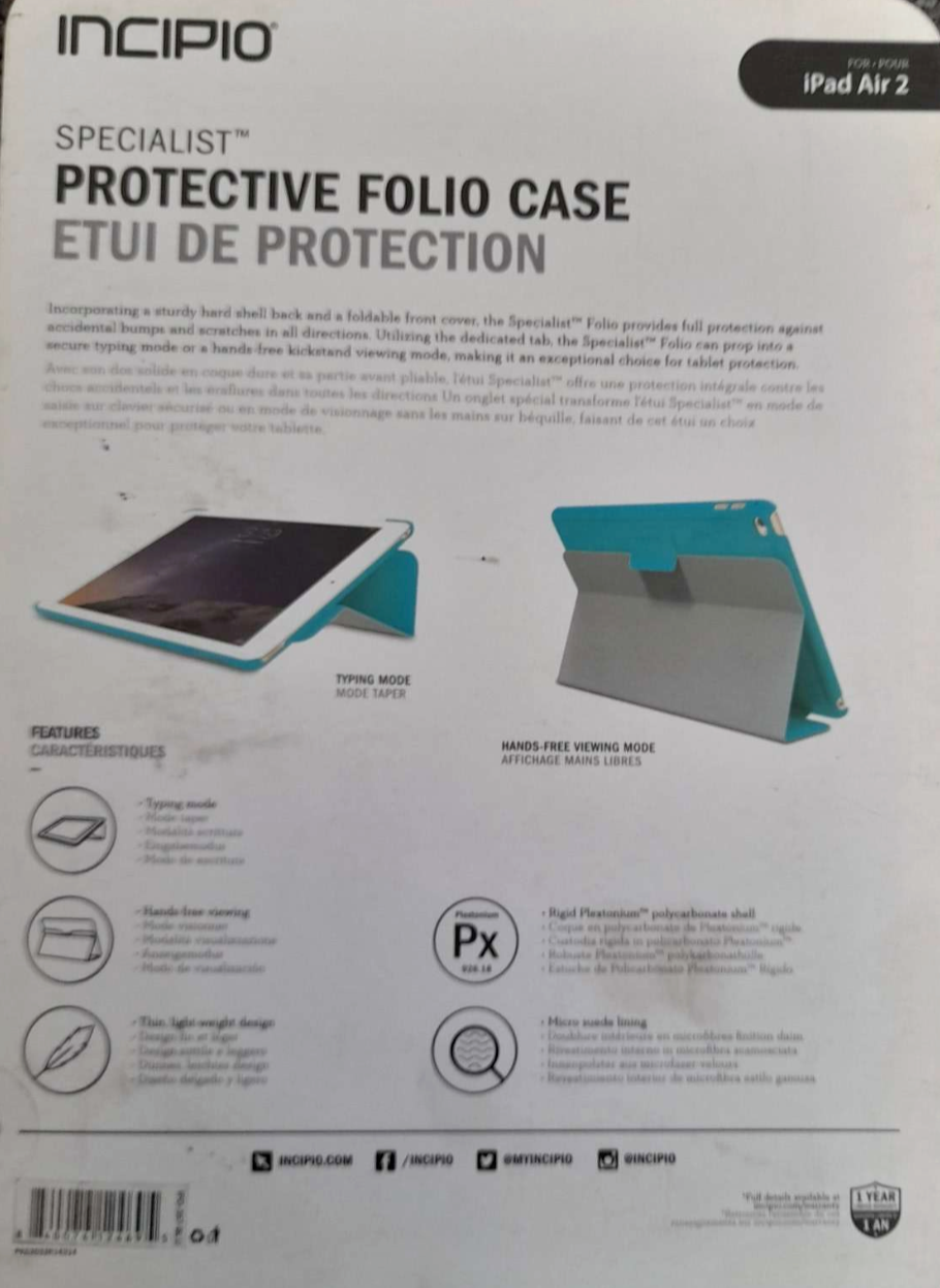 Incipio Specialist Protective Folio Case for Ipad Air 2