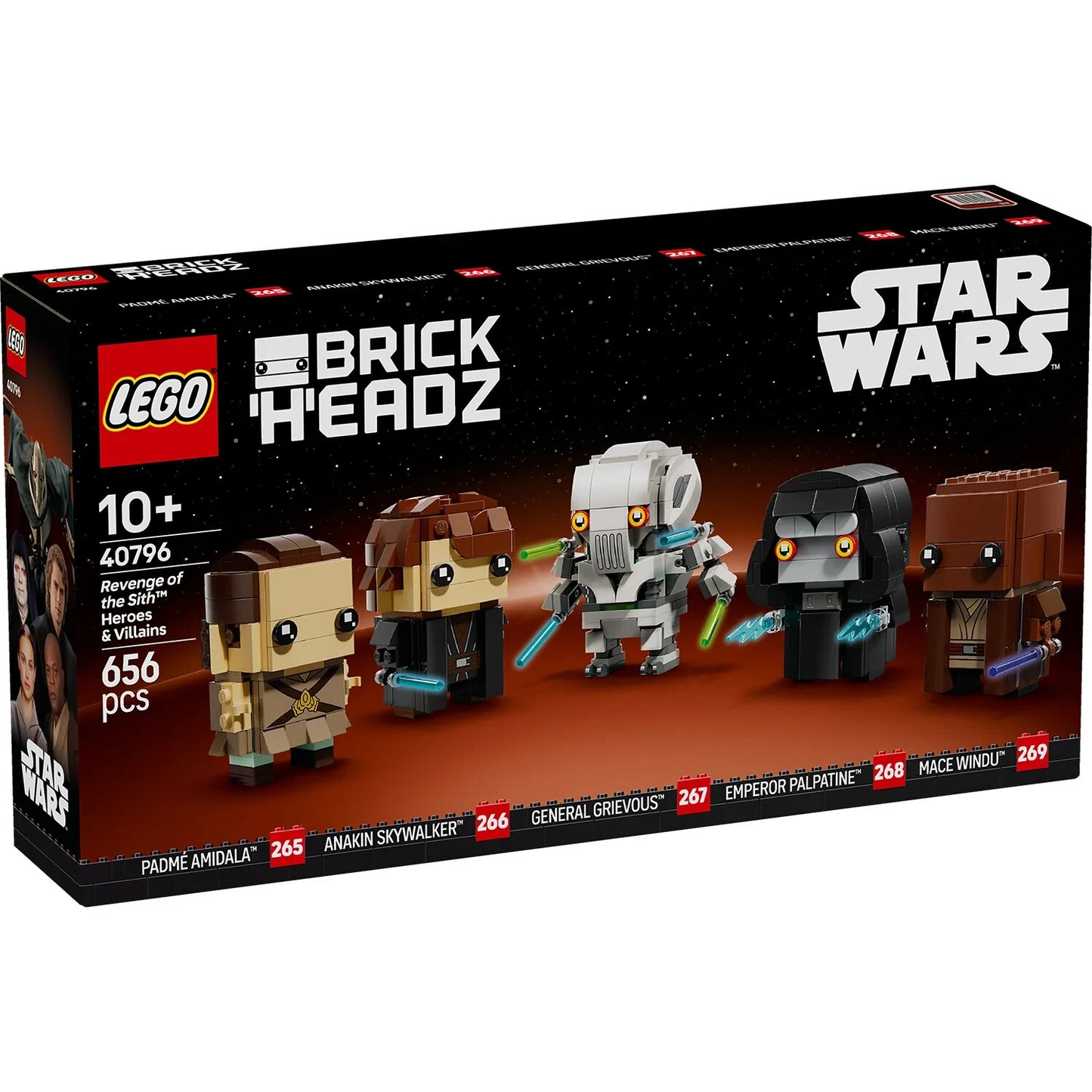 LEGO BrickHeadz 40796 Star Wars Revenge of the Sith Heroes & Villains BNISB.