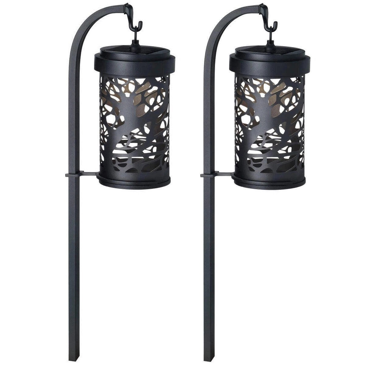 Naturally Solar Shepherds Hook Landscape Light 2 Pack W18A7211 High Quality New