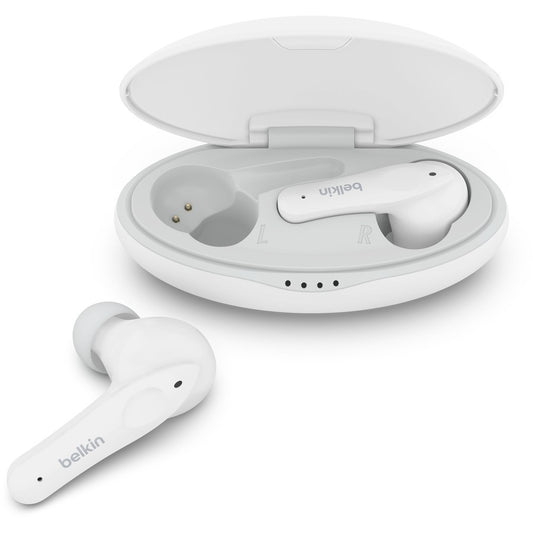 Belkin SOUNDFORM Nano Bluetooth True Wireless Stereo Earbuds for Kids TWS white