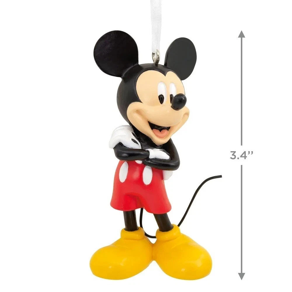 Hallmark Resin Hanging Ornament - Disney 100 D100 Mickey Mouse