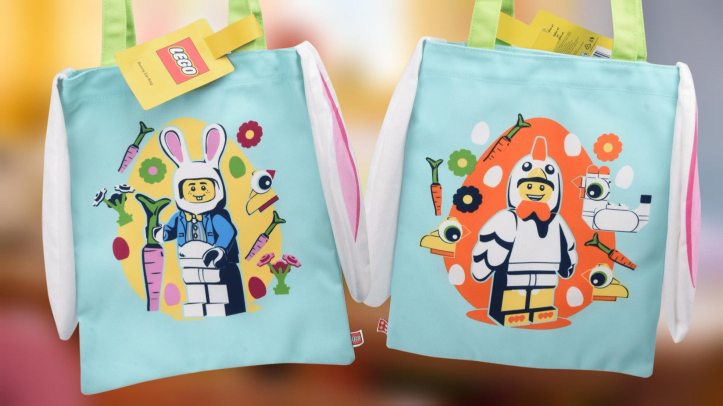LEGO 5010109 - Bunny Ear Bag- Tote Bag - Easter GWP - Brand New