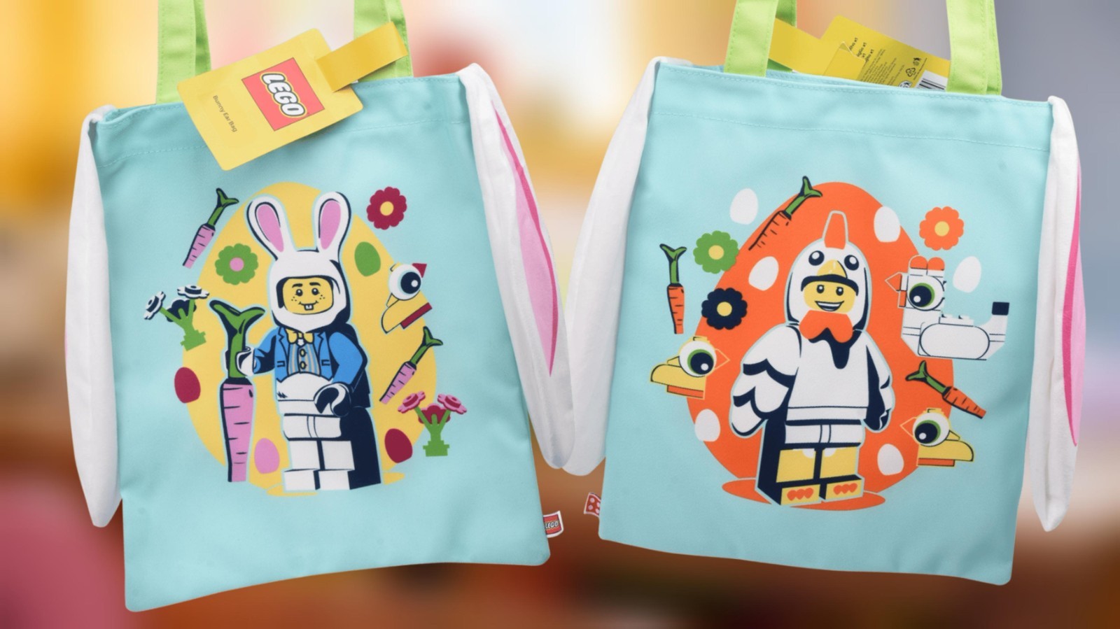LEGO 5010109 - Bunny Ear Bag- Tote Bag - Easter GWP - Brand New