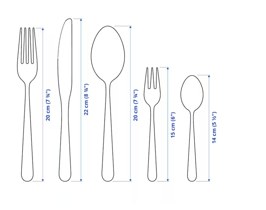 30 Pcs Martorp  Cutlery Set inc Knife Fork Spoon Brand New