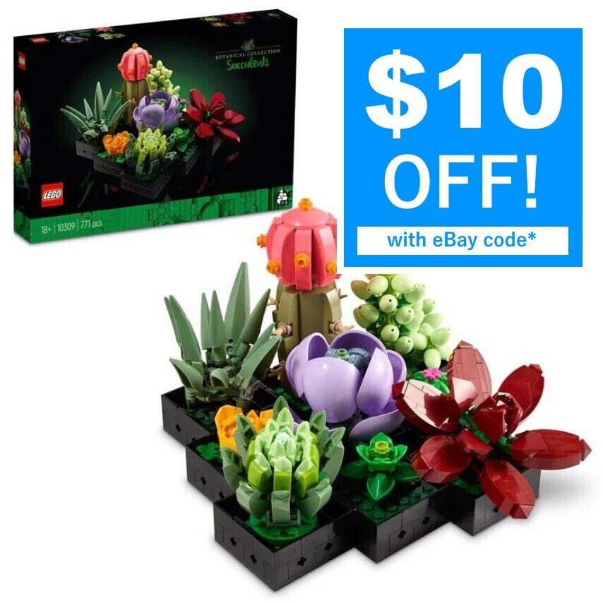 LEGO 10309 Creator Expert Botanical Collection Succulents (Brand New Sealed)