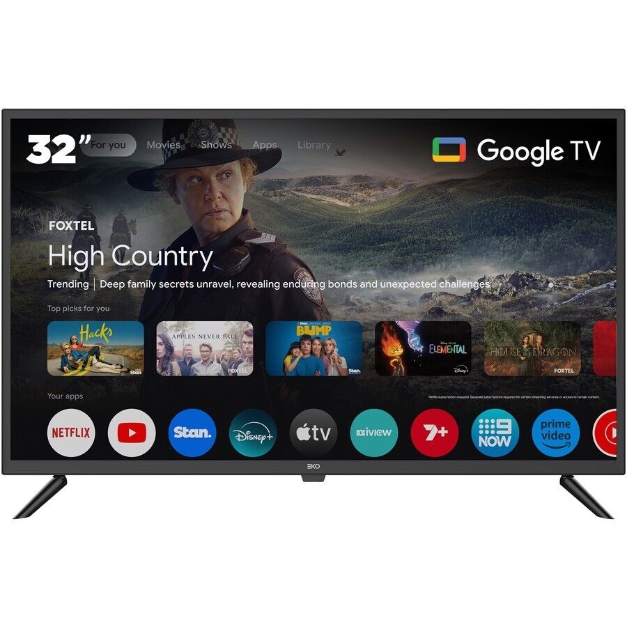32" Smart LED HD Google TV with built-in Chromecast NETFLIX YOUTUBE App Store