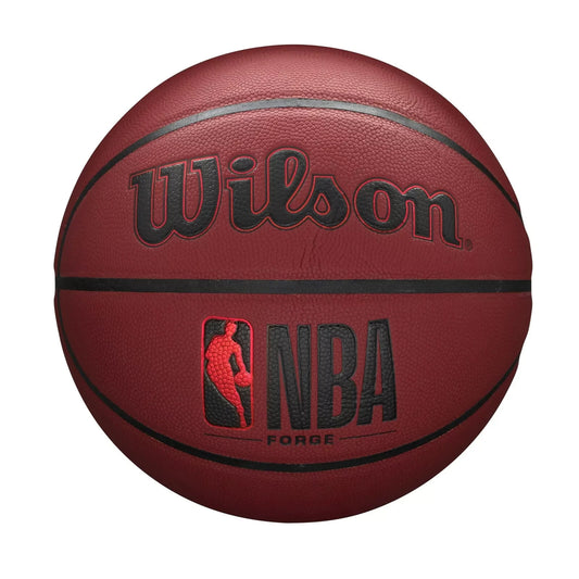 Wilson NBA Forge Crimson high-performance Pro Seam Basketball outdoor indoor