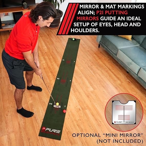 Pure2Improve Perfect Stroke Putting Mat 275 x 30 cm