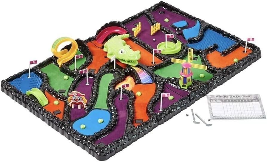 Electronic Arcade Mini Golf Neon Series | Full 9 Hole Miniature Golf Course