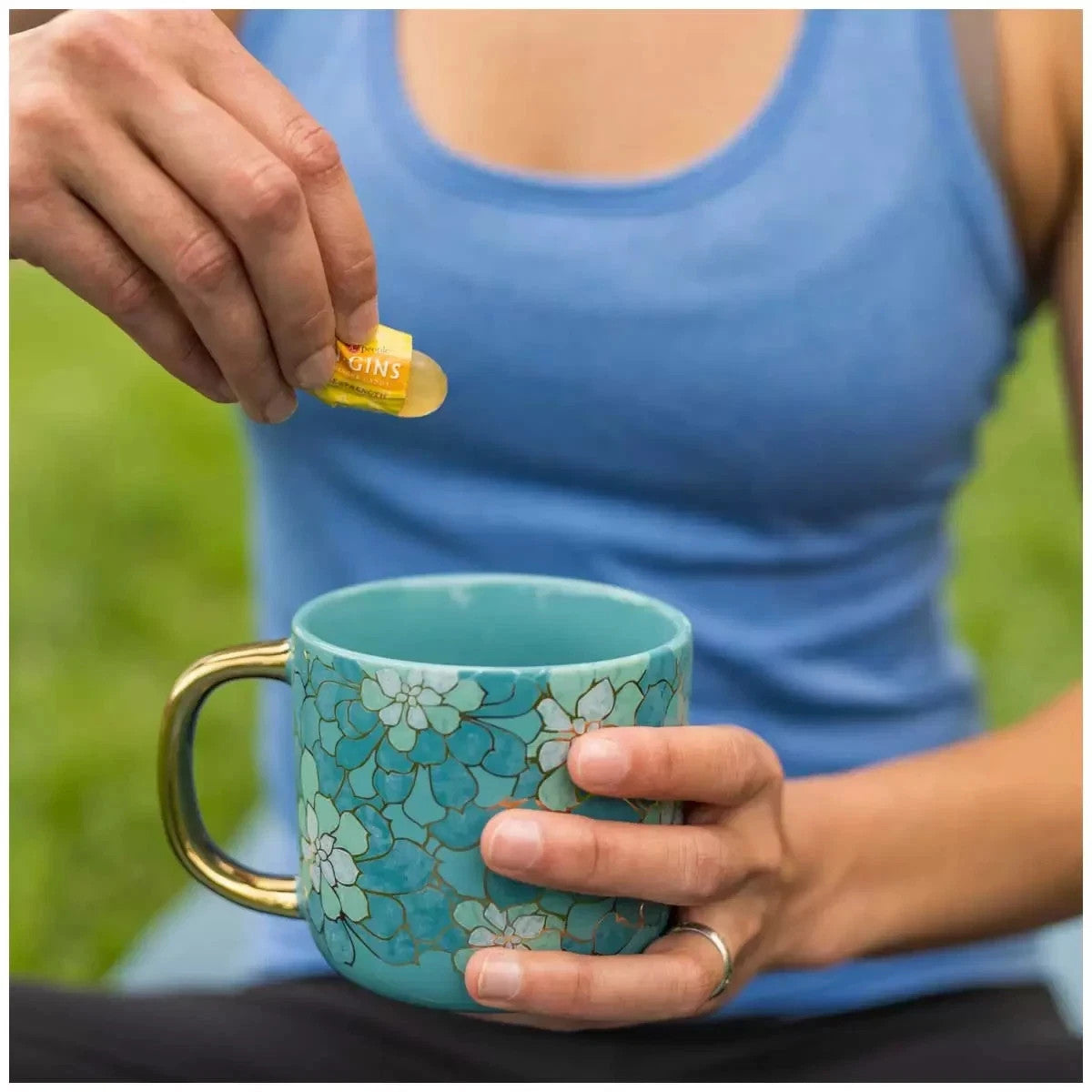 Gin Gins Double Strength Hard Ginger Candy 12 x 84g - Free Shipping