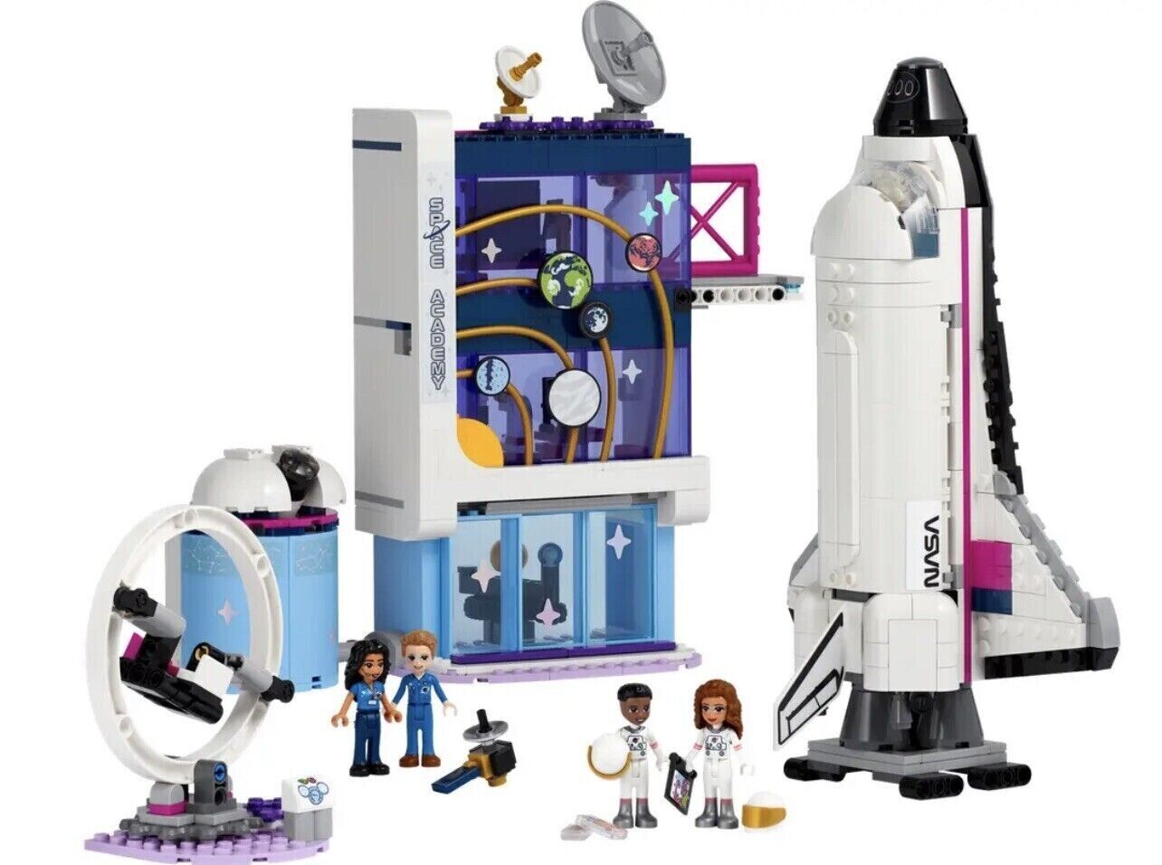 LEGO 41713  Friends Olivias Space Academy NASA Shuttle Orbiter Brand New Sealed