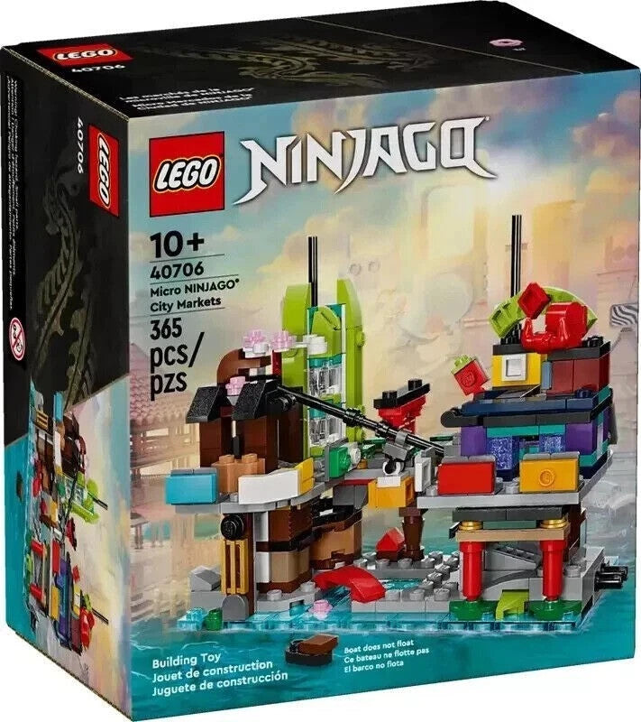 Lego Micro NINJAGO City Markets 40706 - New & Sealed