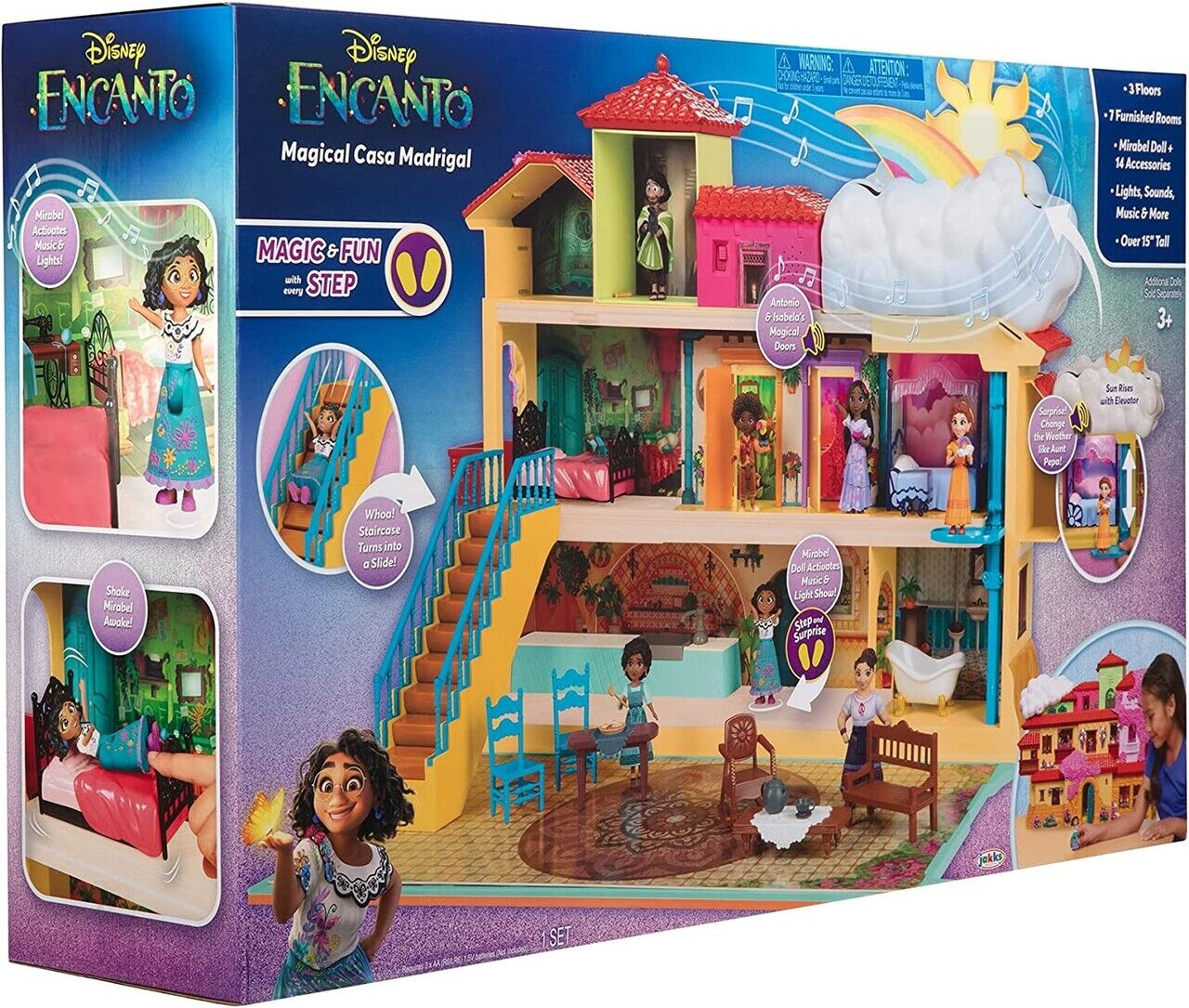 Disney Encanto Magical Casa Madrigal Kids Playset House Lights Sounds Mirabel