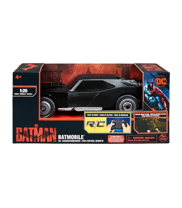 Licensed Batman Movie 1:20th Batmobile RC Radio Remote Control Toy Car DC