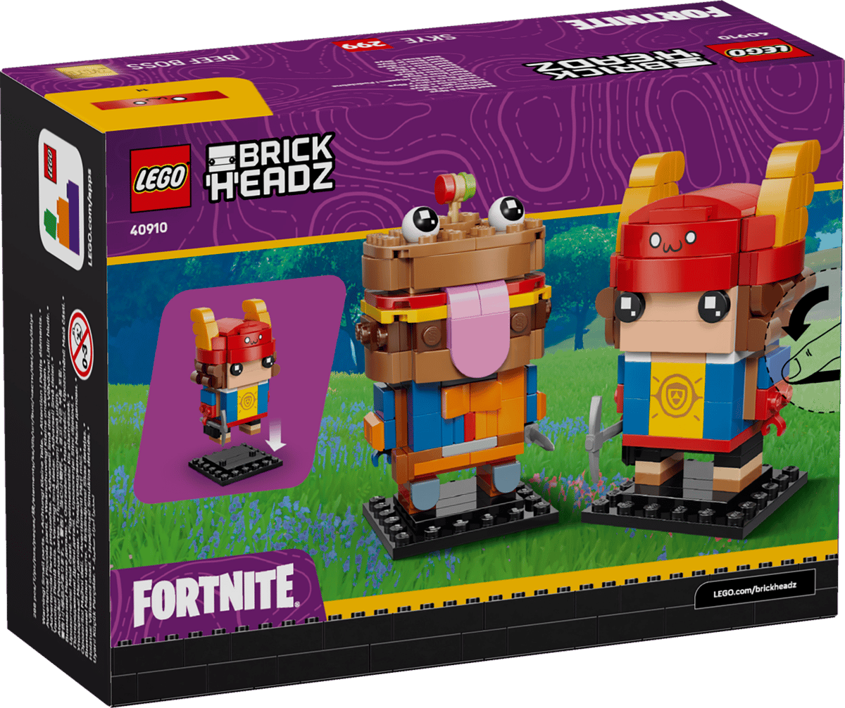 LEGO 40910 Fortnite Beef Boss & Skye Figures BrickHeadz - BRAND NEW / SEALED