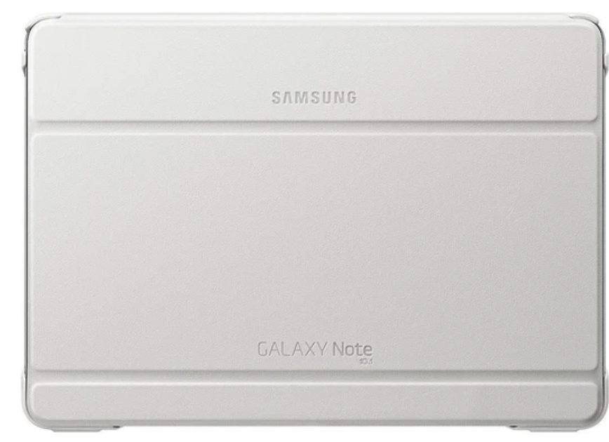 Samsung Galaxy Note 10.1 2014 Edition Book Cover White Brand New