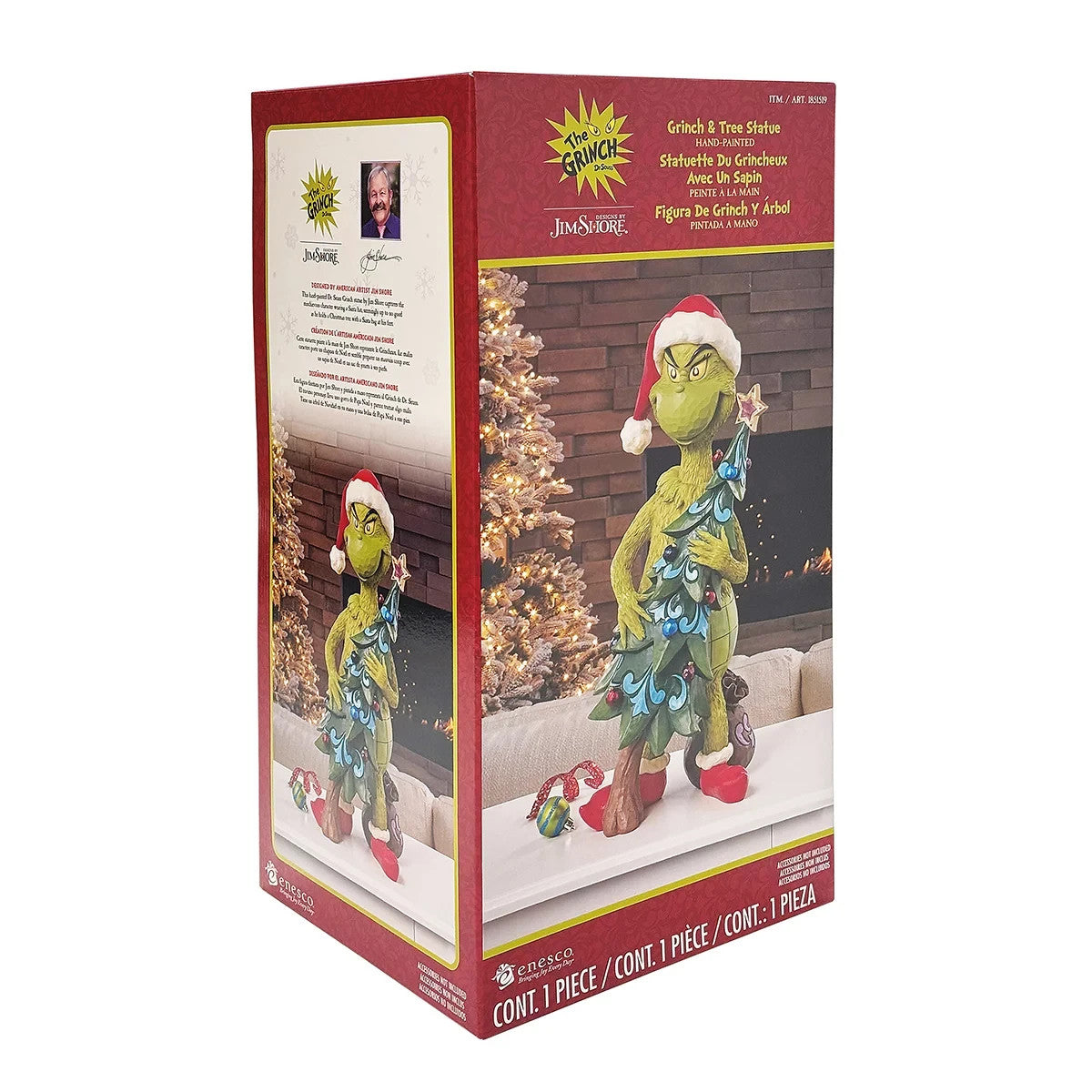 Jim Shore Holiday Grinch Statue