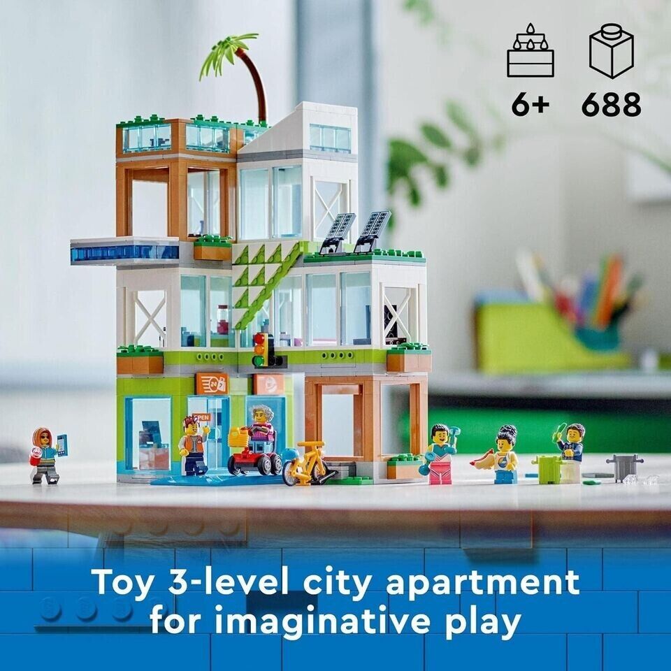 LEGO 60365 City Apartment Building Brand New Sealed