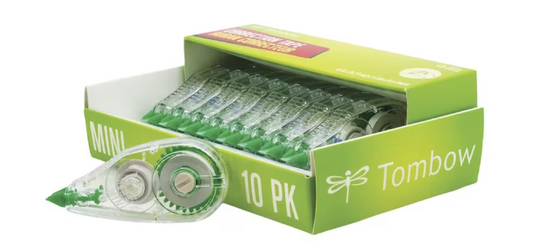 10x Tombow Mono Mini Correction Tape Ruban Correcteur 4mm x 8m Chaque