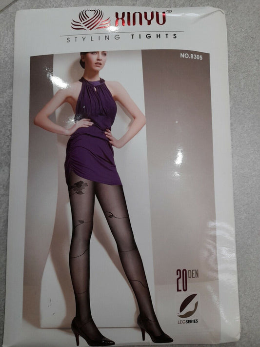 Xinyu Woman Fashion Styling Tights 20 Den Stocking (8305) New