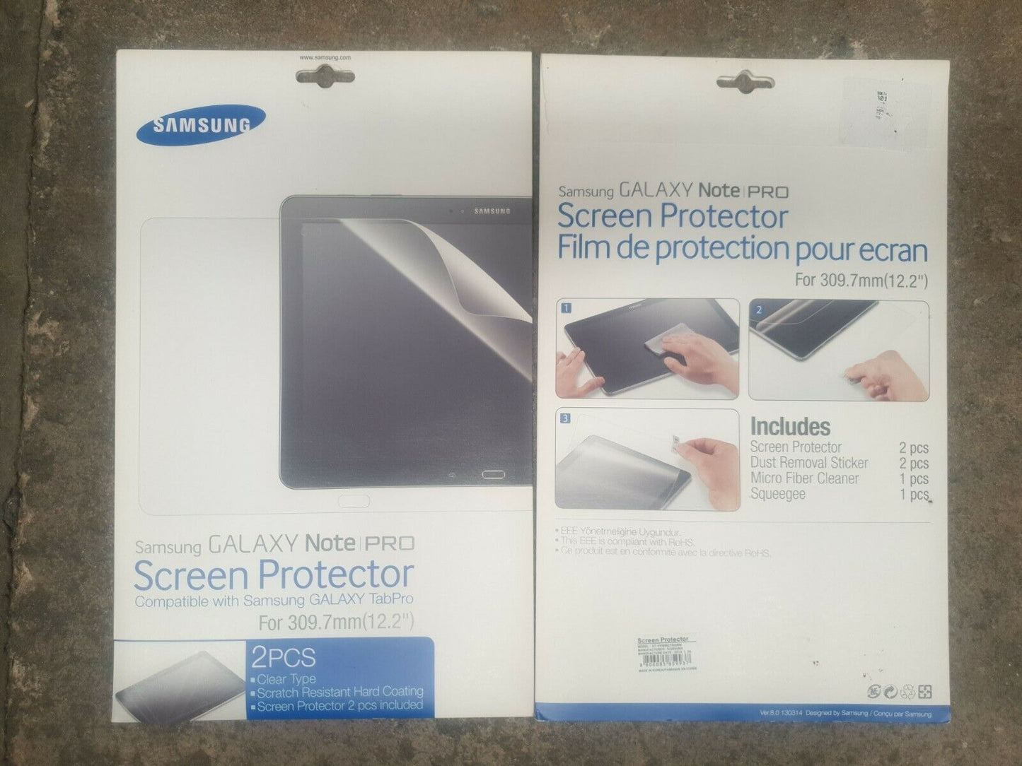 Genuine Original Samsung Galaxy Note Pro Screen Protector 2pcs Pack