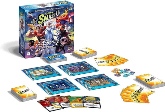 Smash Up Disney Edition Deck Building Card Board Game Paul Peterson